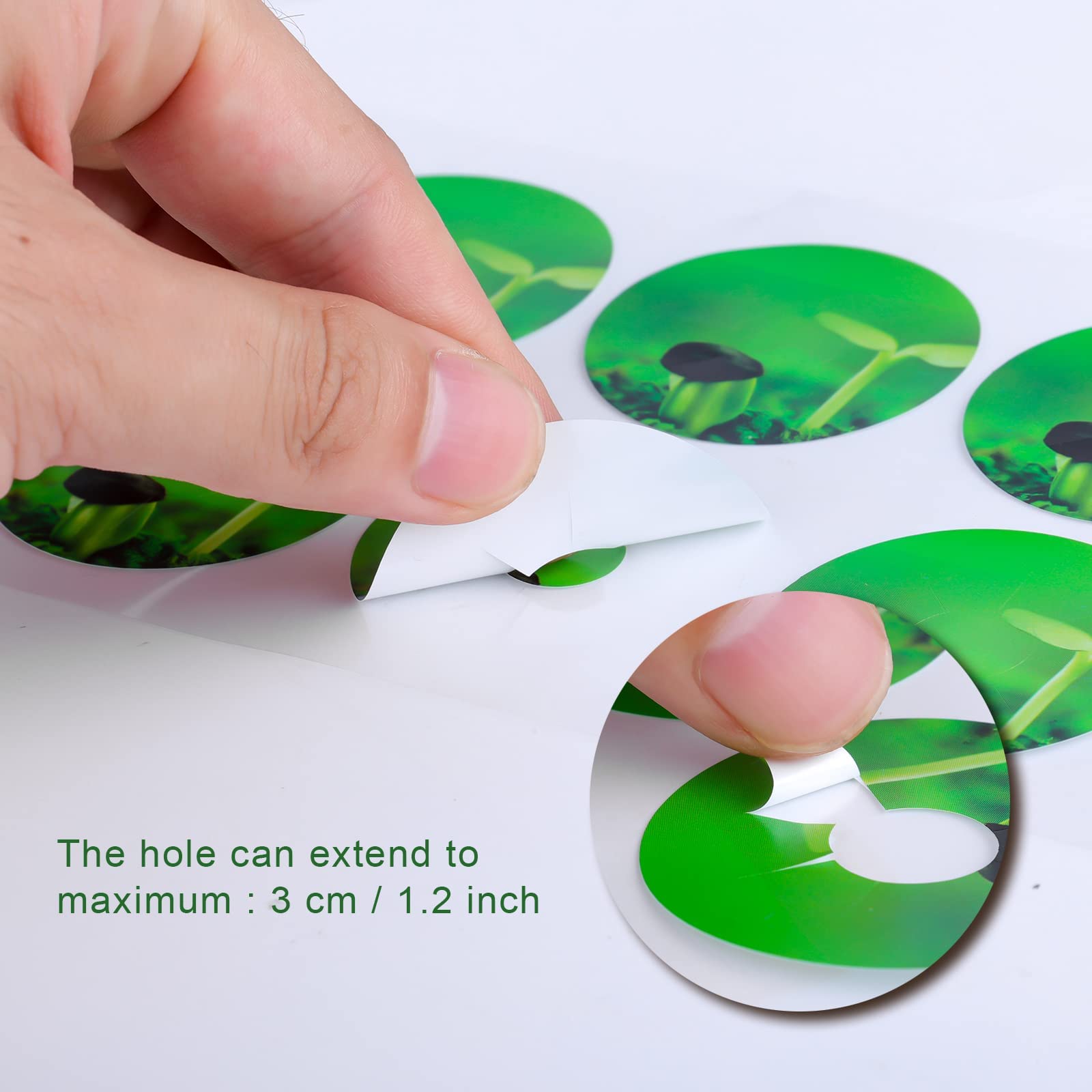 Grow Sticker 120 PCS Plant Grow Stickers for Hydroponic Gardening