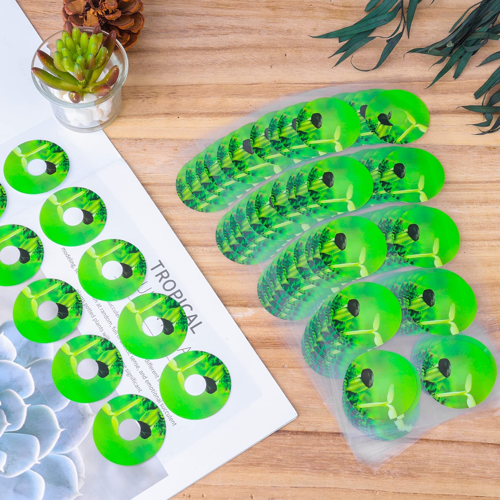 Grow Sticker 120 PCS Plant Grow Stickers for Hydroponic Gardening