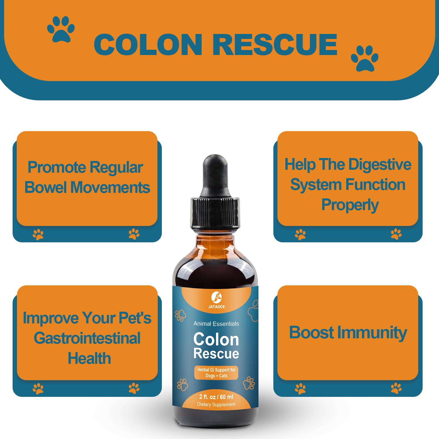 Colon Rescue Herbal Support for Dogs & Cats | Natural Remedy