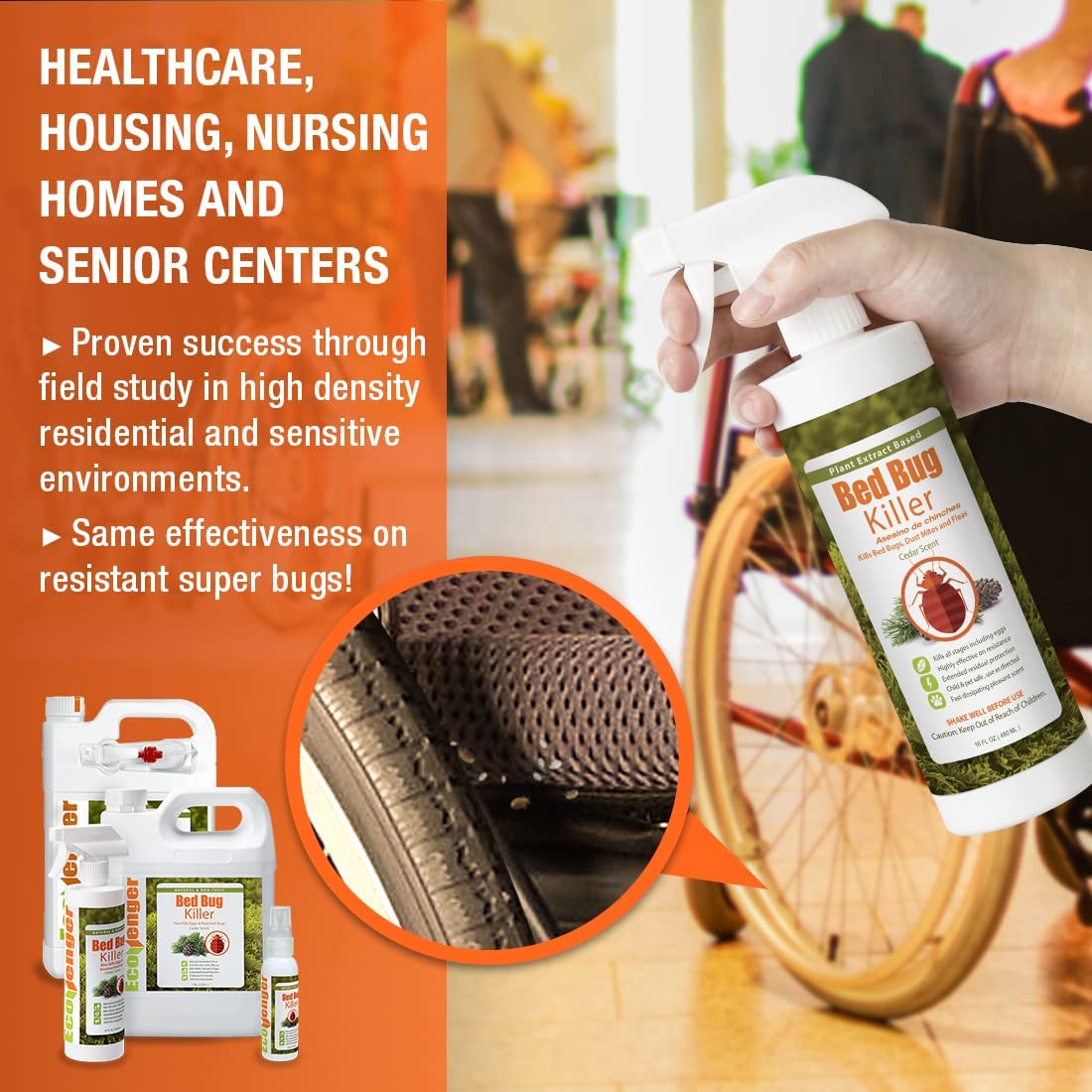 EcoRaider Natural Bed Bug Killer with ULV Sprayer