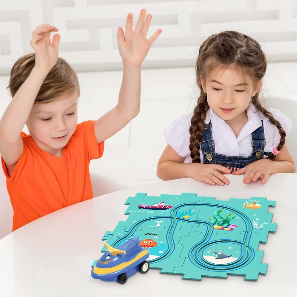 DIY Electric Trolley Kit for Kids - Creative Fun & Learning