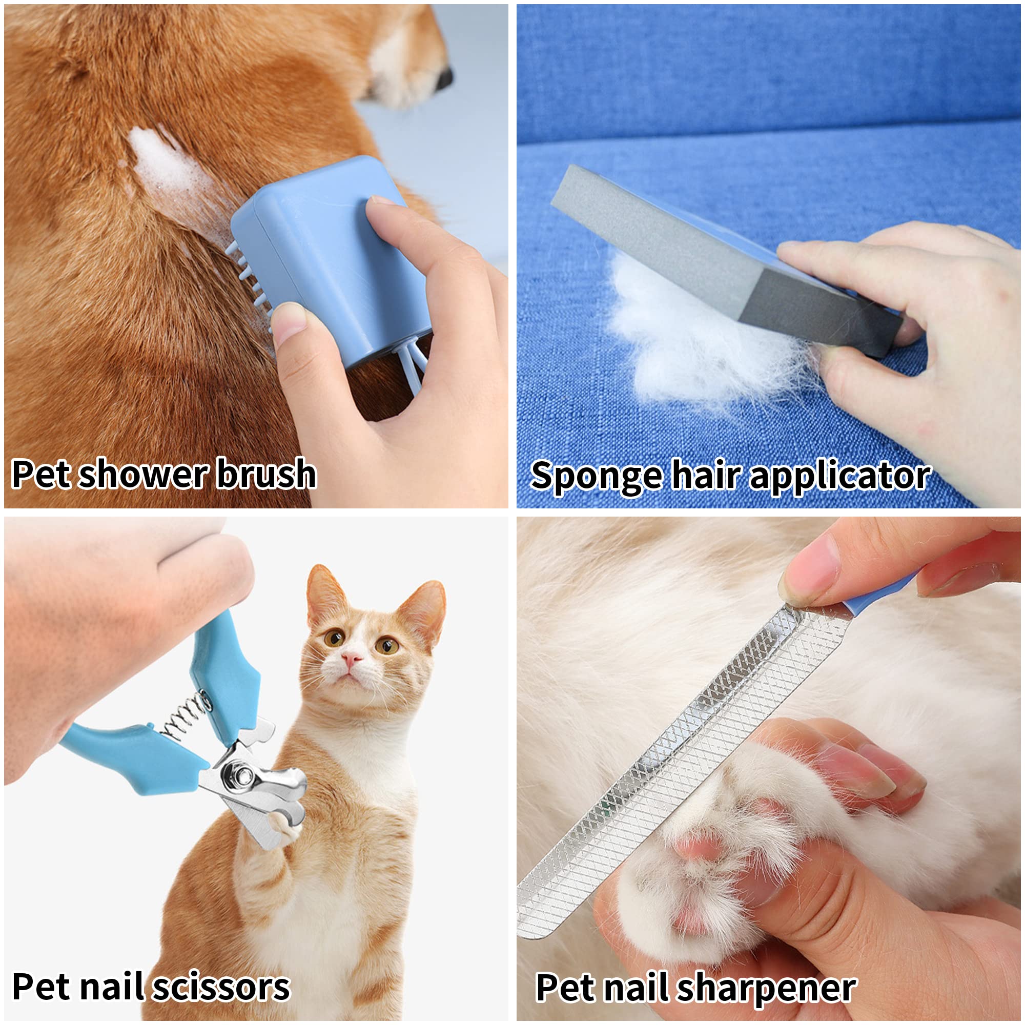 Gooad Dog Clippers Kit: Low Noise & Rechargeable Grooming
