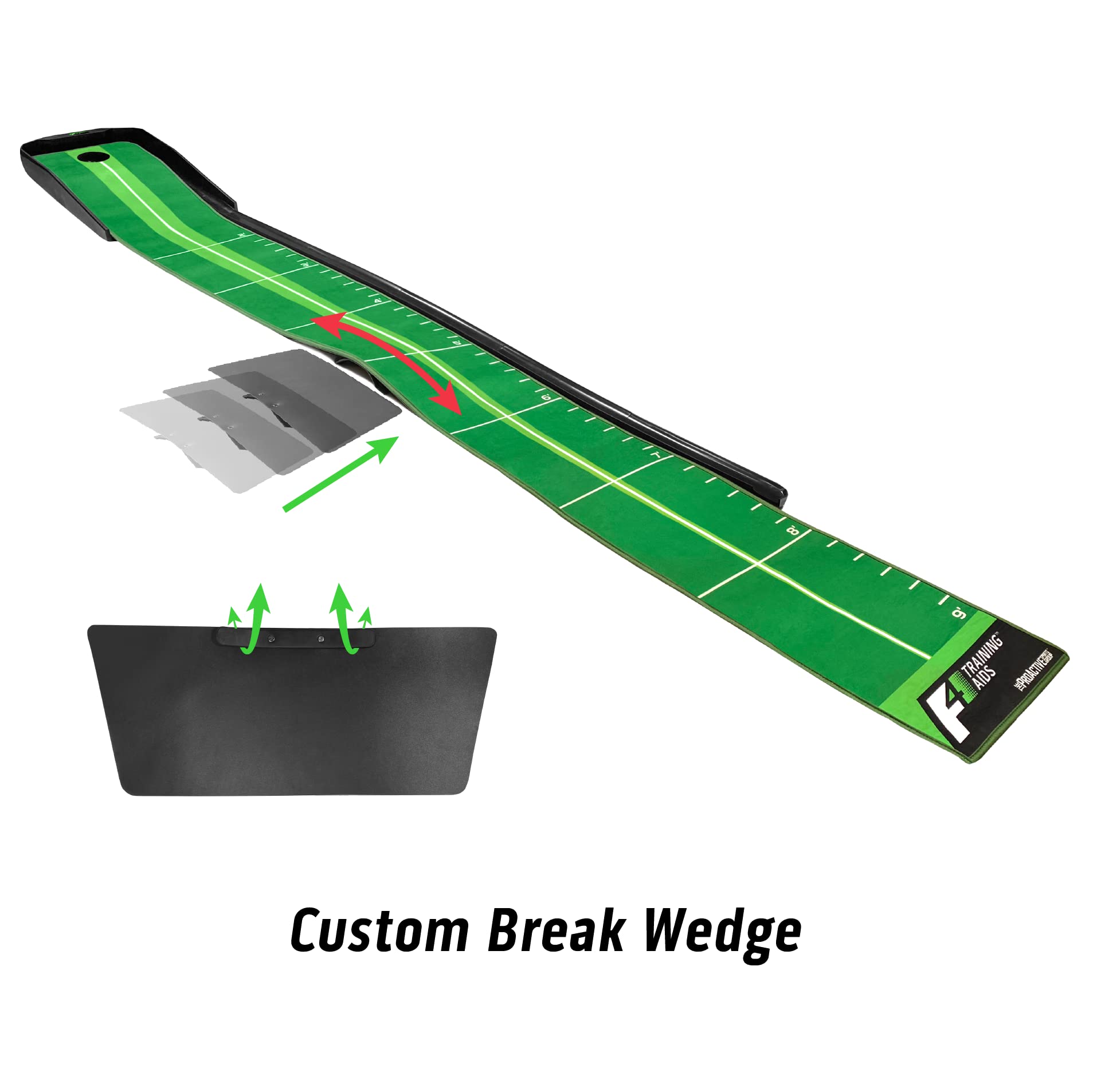 ProActive Sports F4 Multi-Break 10ft Putting Green | Indoor & Outdoor ...